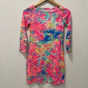 Lilly Pulitzer Dress, Pink floral, size XXS